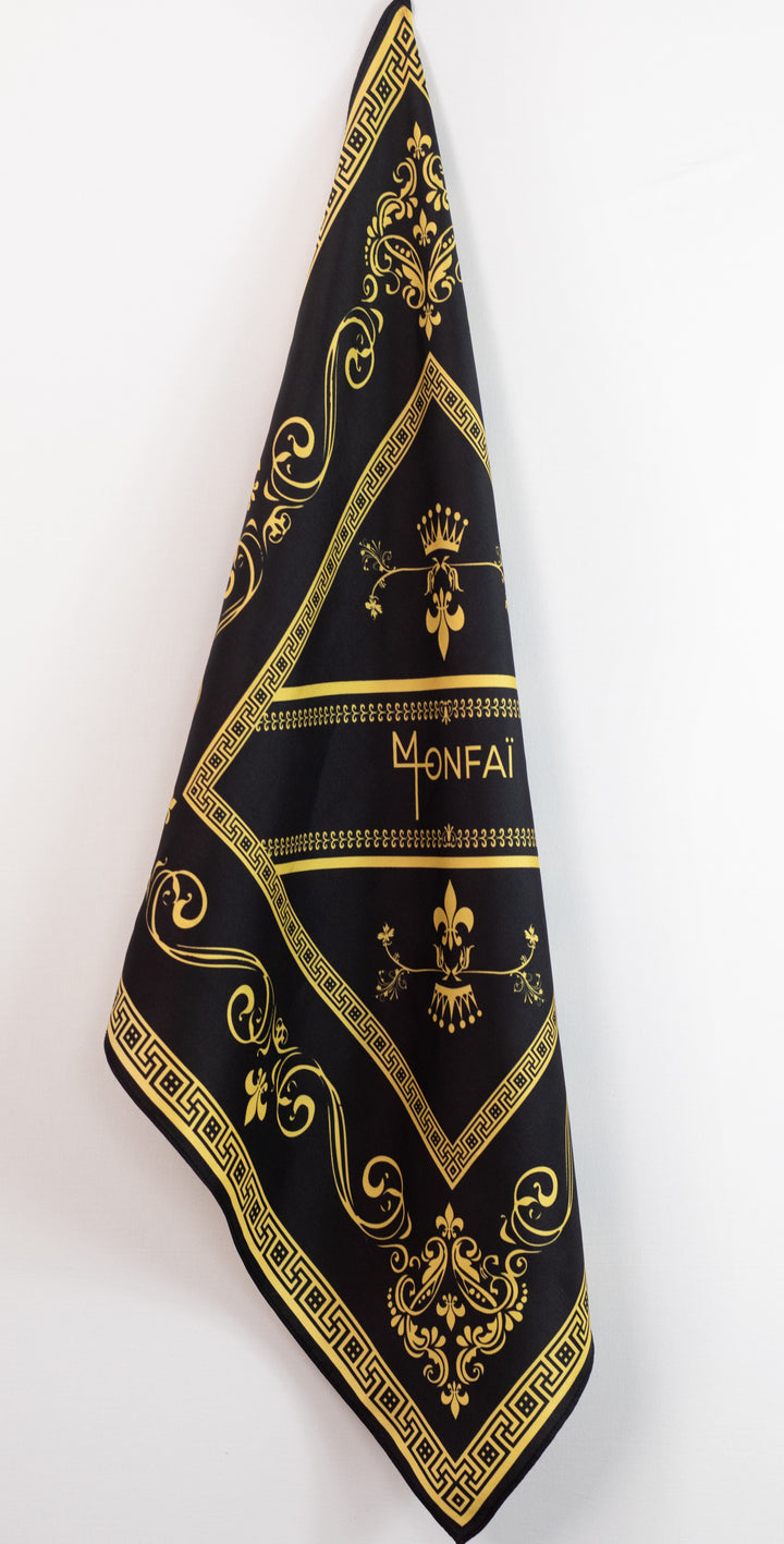 Foulard en sergé de soie de la collection monfaifoulard.com